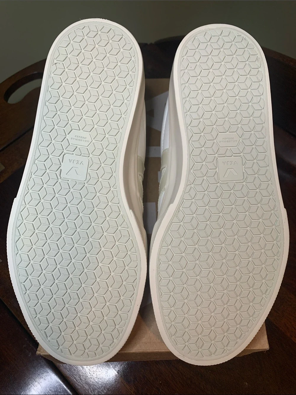 Women’s Veja Recife White Leather Sneakers - Picture 9 of 13